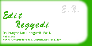 edit negyedi business card